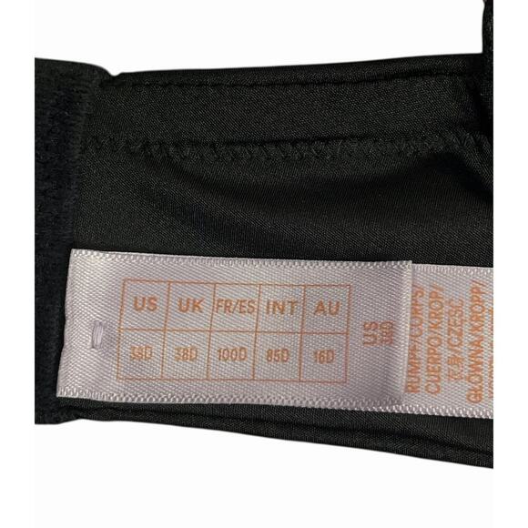 Savage X Fenty Women’s Lightly Lined Balconette Bra Black 38D Underwire NEW - Picture 12 of 13